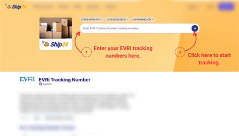 evri tracking number not recognised.